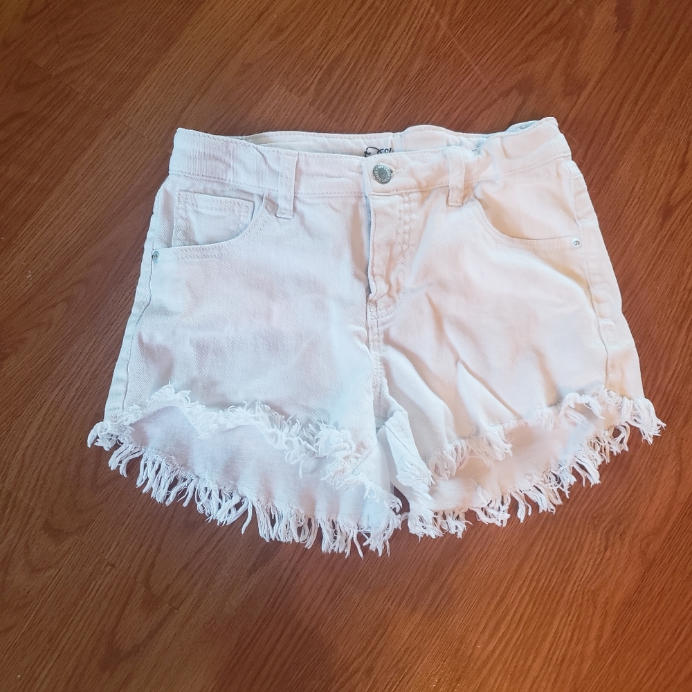 Art Class White Demin Shorts ♡